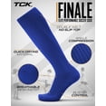 thumbnail image 2 of TCK Finale Solid Color proDRI Soccer Socks (M, Royal Blue), 2 of 2