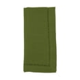 thumbnail image 1 of SARO Serviette de Table Carrée Classique à Bordure Ajourée de 20 Po Vert Kelly - Ensemble de 12, 1 of 1