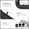 thumbnail image 3 of AJP Distributors Cold Air Short Ram Intake CAI Induction System Black Aluminum Pipe Piping Kit + Filter Compatible/Replacement For Honda Civic DX LX 1.6L SOHC 1996 1997 1998 1999 2000 96 97 98 99 00, 3 of 5