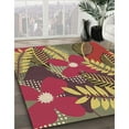 thumbnail image 2 of Ahgly Company Indoor Square Patterned Cookie Brown Area Rugs, 3' Square, 2 of 6