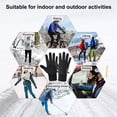 thumbnail image 4 of Guantes cálidos de invierno Zulema Pantalla táctil Impermeable Antideslizante Conducción Deporte Ciclismo Negro M, 4 of 8