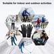 thumbnail image 5 of Guantes térmicos de invierno Colcomx para hombre pantalla táctil forro resistente al agua Negro M Guantes de ciclismo de invierno, 5 of 8