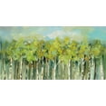 thumbnail image 2 of Vassileva, Silvia 24x14 Gold Ornate Wood Framed with Double Matting Museum Art Print Titled - April Tree Trops, 2 of 4