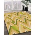 thumbnail image 3 of Ahgly Company Machine Washable Indoor Round Transitional Caramel Brown Area Rugs, 7' Round, 3 of 7