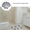 thumbnail image 6 of 20Pcs Rubber Shell Bathroom Anti-Slip Stickers and Scrapers 20Pcs Non Slip Bathtub Stickers Sea Shape Shower Stickers for Beach Bathroom Decorations, 6 of 7