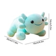 thumbnail image 2 of Eoozwa Multicolor Salamander Plush Doll Four Legged Posture Soft Cute Cartoon Stuffed Animal Home Decor Couch Companion Gift for All Ages, 2 of 6