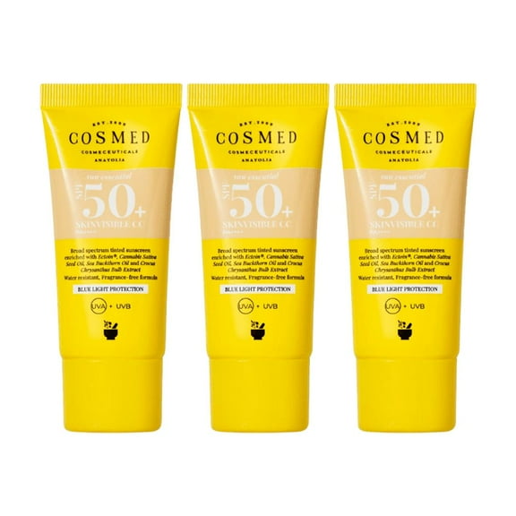Cosmed Sun Essential - Skinvisible Cc Spf 50  30 ml 3 Pack