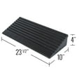 thumbnail image 3 of GUARDIAN DH-UP-4 Thermoplastic Rubber Curb Ramp 5 Ton Max Load - Black, 3 of 6