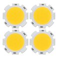thumbnail image 1 of 4x 5w Chip Light Round Cob Super Bright Led Light Led Lamp Bulbs Warm White Dc15-17v-yuyu, 1 of 5