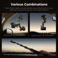 thumbnail image 6 of K&F CONCEPT Car Mount for Camera 3 in 1 Suction Cup Mount Kit 15° Curved Surface Adjustment with Action Camera Extension Pole Adapter Phone Holder Compatible with GoPro Insta360 DJI OSMO, 6 of 8