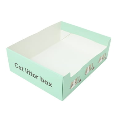 Zehuanyu Foldable Travel Litter Box Portable Cat Litter Box Disposable Litter Box Trays for Small Pets Animals Indoor and Outdoor Use