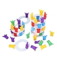 thumbnail image 1 of Juego De Torre, Juego De Apilamiento De Bloques De Equilibrio Resistente Al Desgaste Fácil De Desmontar Habilidades De Pensamiento Estratégico Ligero Portátil Para Fiestas Para, 1 of 7