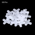 thumbnail image 3 of Uxcell Wall Floor Tile Plastic Cross Spacer Tile Spacers 6mm 1/4" White 200pack, 3 of 4