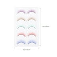 thumbnail image 2 of Colorful False Eyelashes for Women Made of Artificial Fiber Assorted Color Comfortable and Reusable 5 Pairs, 2 of 8