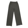 thumbnail image 5 of Inglocry Women's High Waisted Wide Leg Dress Pants Office Business Casual Work Trousers Flowy Work Palazzo Pants 2026 Dark Gray M, 5 of 7