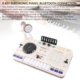thumbnail image 3 of Kids DJ Mixer, 2 in 1 Electronic Keyboard Piano 12 MIDI Buttons  Recording Function with LED Lights Sound Effects & Microphone, Musical Instruments for Boys Girls Age 3+, 3 of 7