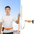 thumbnail image 6 of Belt with Lanyard Work High Safety Fall Arrest Outdoor Climbing Protective Gear Rope Harness with Tool Bag , Style 2, 6 of 9