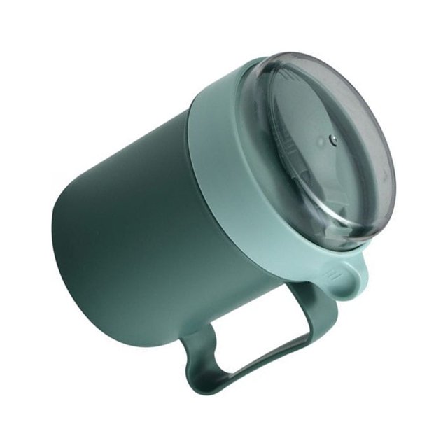 Bewildely Taza de desayuno portátil para oficina, viaje, campamento, Picnic, aperitivos, cereales, frutas, taza de almacenamiento, contenedor de comida Cocina y Comedor Verde Bewildely HA066803-01