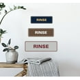 thumbnail image 4 of Standard Rinse Sign (Walnut) - Large, 4 of 4