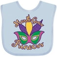 thumbnail image 3 of Inktastic Mardi Gras Princess Girls Baby Bib, 3 of 4
