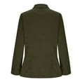 thumbnail image 3 of BangWanChi Women's Solid Color Blazers Bussiness Fashion Long-Sleeved Cardigan Jacket Top Blazer, 3 of 5