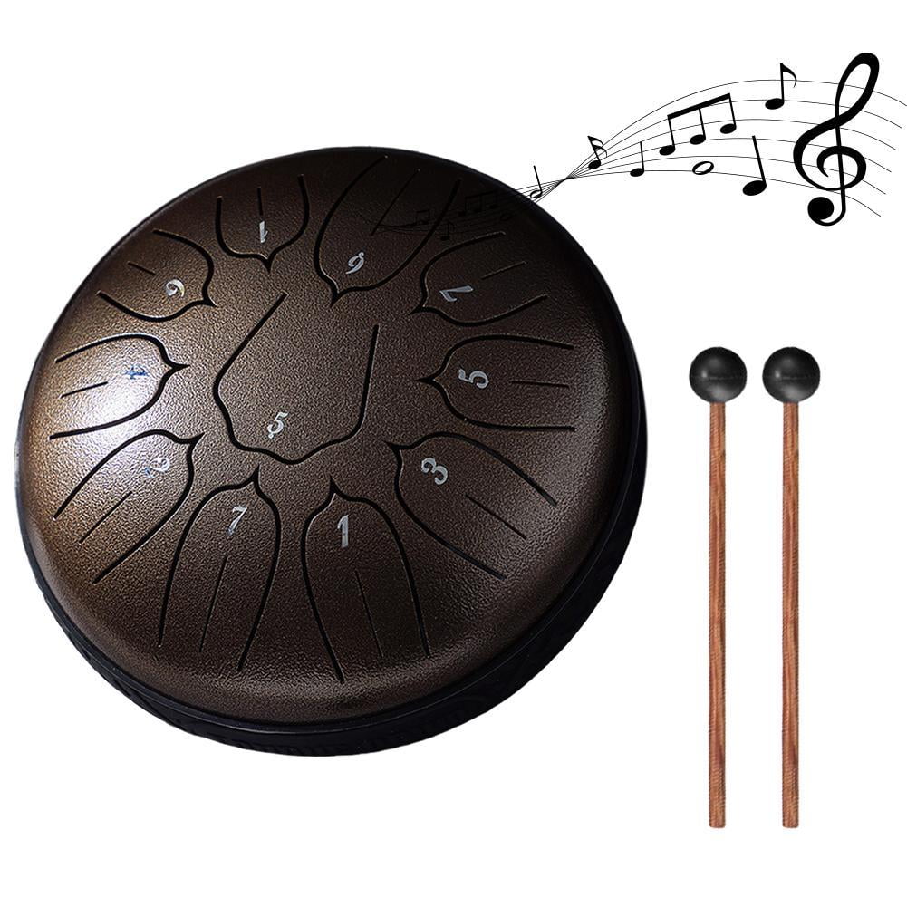YUEYAN Mini Tone Steel Tongue Drum Healing Ethereal Drum For