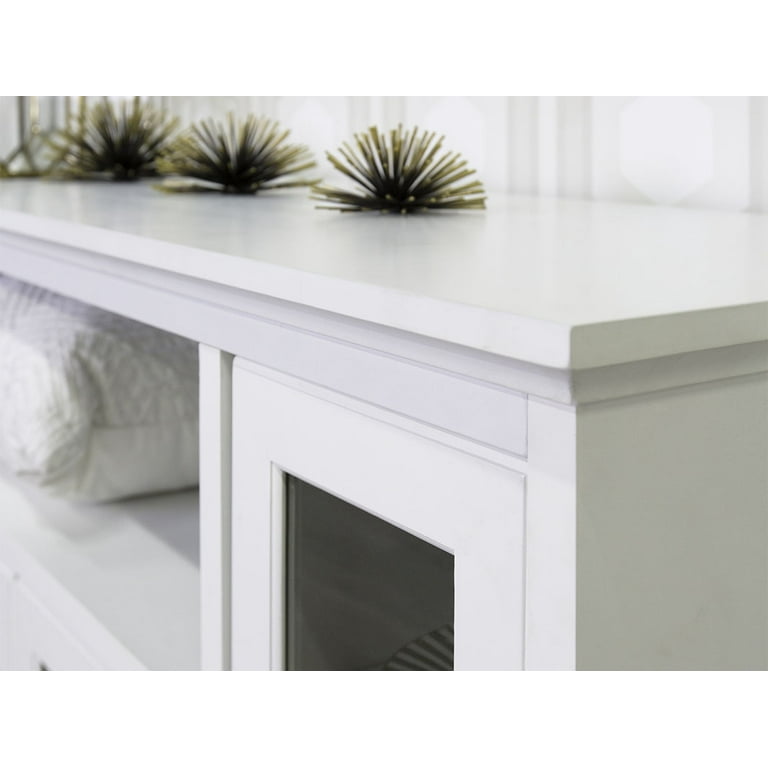 Walker Edison Highboy-Style Wood Media Storage TV Stand Console