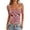 A-Red2287, variant on Womens Tank Tops Square Neck Wide Strap Horizontal Stripe Camisoles Ribbed Slim Fit Summer Sleeveless Shirts