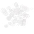 thumbnail image 1 of 100Pcs Earring Backs Protective Earring Patches Silicone Earring Discs Earring Pads for Droopy Ears, 1 of 9