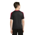 thumbnail image 2 of Sport-Tek Youth PosiCharge Competitor Sleeve Blocked Tee-S (Black/ True Red), 2 of 6
