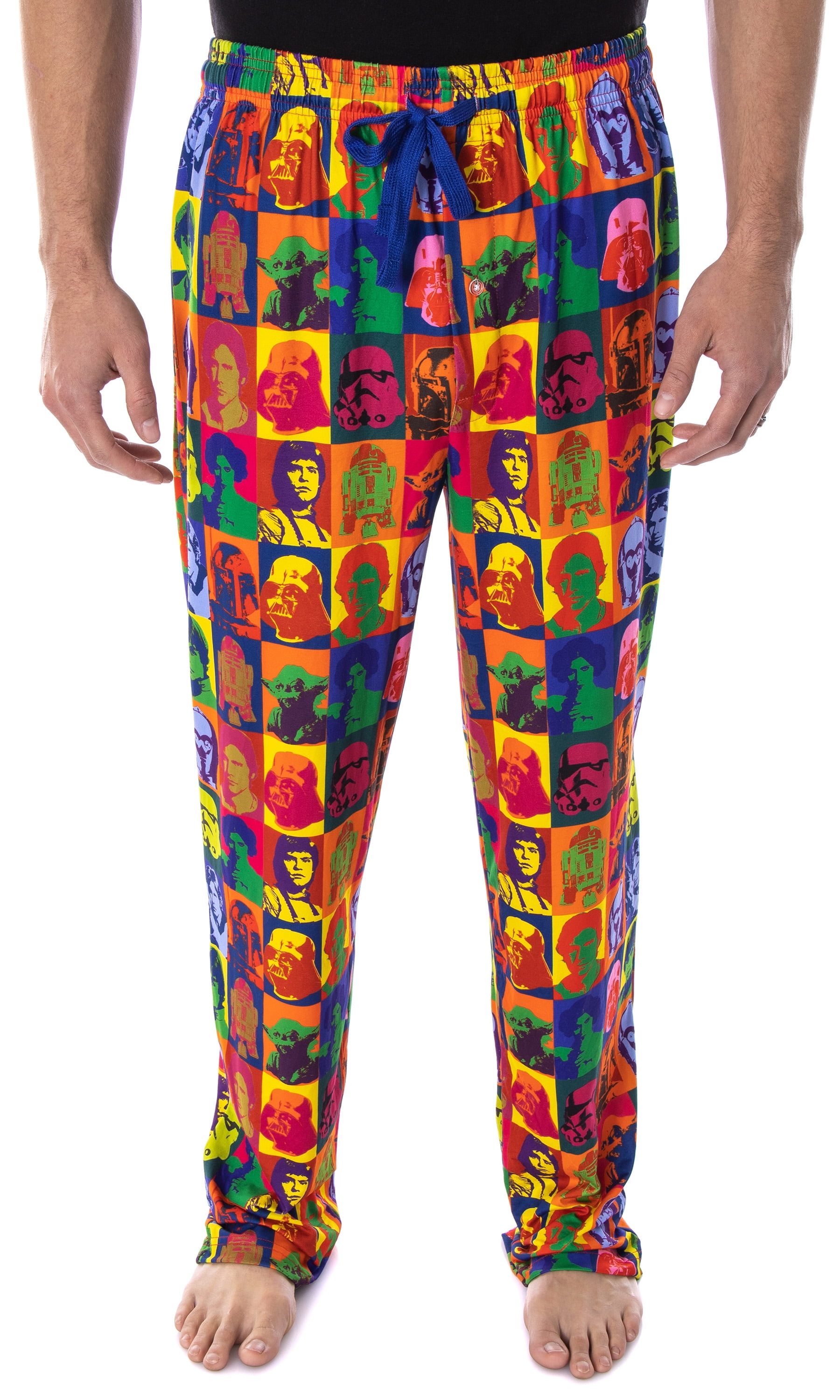 Star Wars Men's Warhol Pop Art Characters Square Design Pajama Pants (2XL)  - Walmart.com