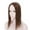 #04 Medium Brown, variant on Benehair 100% Human Hair Extensions Clip In Topper Toupee Hairpiece Silk Base for Women Remy Hair 6"-14" Brown US