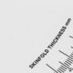 thumbnail image 3 of Body Fat Caliper Tester Fitness Skinfold Accurate Measure Measurement Tool Accessory (White), 3 of 5