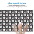 thumbnail image 4 of Rateoe Husky Print Mouse Pad - Extended Large Gaming Mousepad,Non-Slip Stitched Edge,16x29.5 Inch, 4 of 8