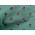 thumbnail image 4 of oneOone Organic Cotton Voile Fabric Floral Block Printed Craft Fabric BTY 42 Inch Wide, 4 of 4