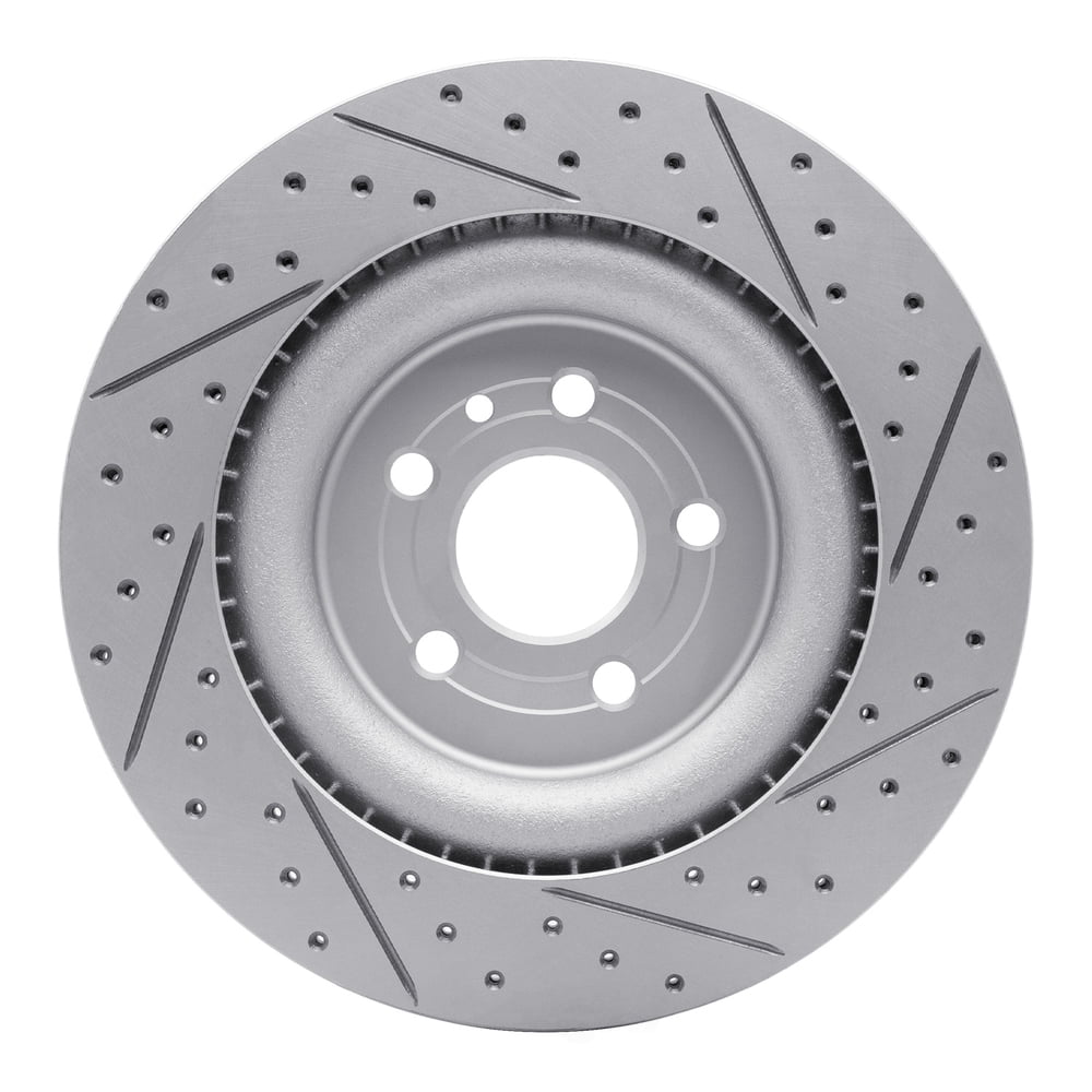 Dynamic Friction Company 830-54266L DFC Geoperformance Rotor - Drilled and Slotted