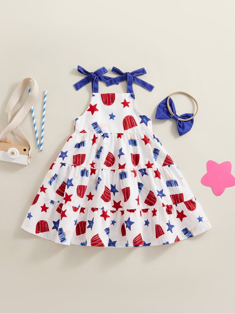 ice cream dress 4t Colorful Ice Cream Girls Dress 6-24 MONTH 34248PR