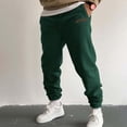thumbnail image 2 of Zszcpp Wide Leg Pants Men'S Running Sports Basic Styly Long Print Letter Trendy Comfortable Lounge Trousers Casual Trouser, 2 of 4