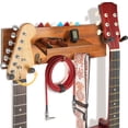 thumbnail image 1 of Soporte de pared para guitarra SNIGJAT, gancho giratorio con estante acústico, 1 of 7