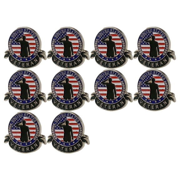 Osdhezcn Stylish Veterans Pins Honors and Respect Sturdy Alloy Patriotic Accessory