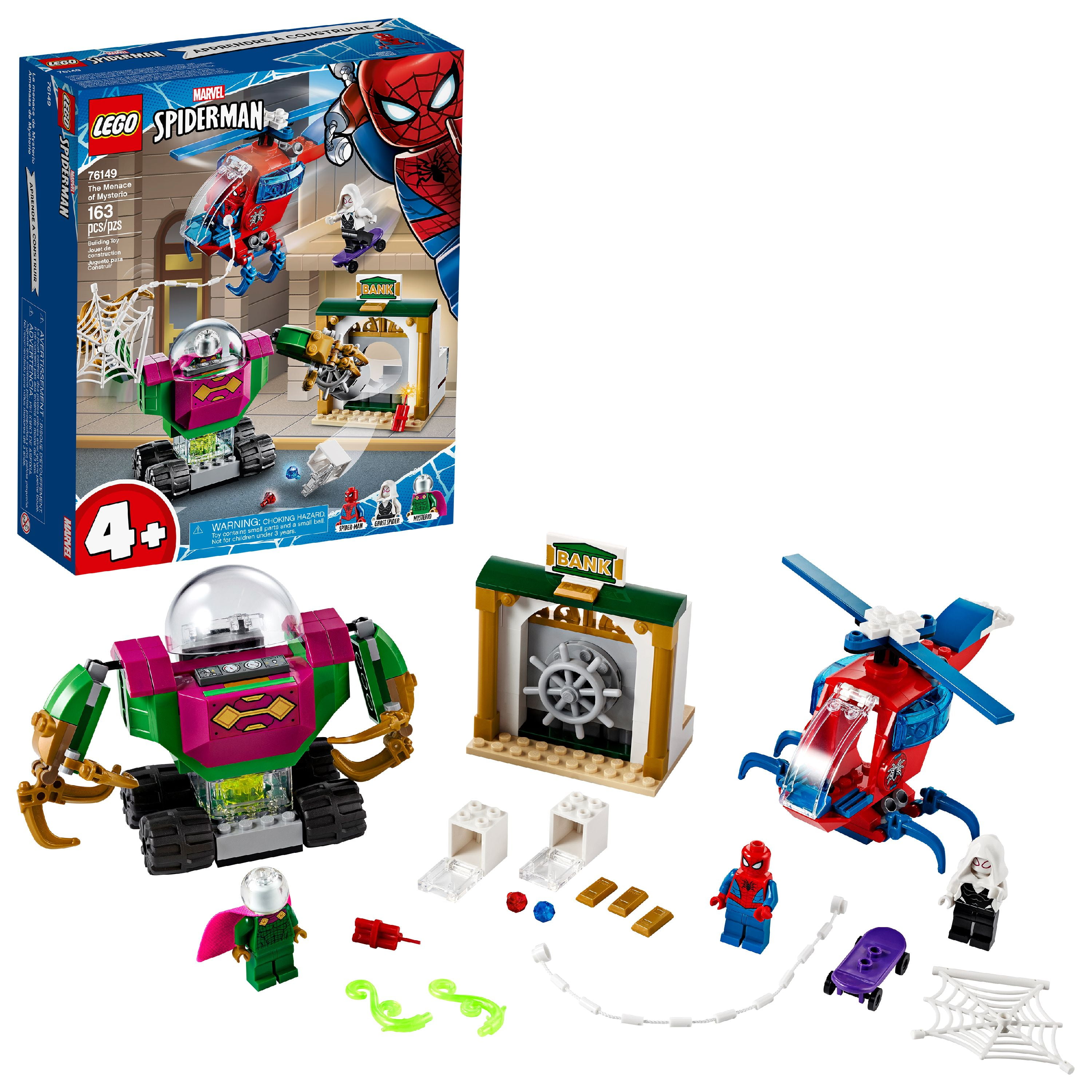 LEGO Marvel Spider-Man The Menace of Mysterio Superhero Playset with Ghost Spider Minifigure 76149