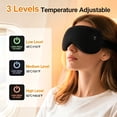thumbnail image 3 of Pastsky Heated Eye Mask for Dry Eye, 3 Heat Levels Eye Massager with Detachable Cover, Cordless Eye Mask for Men Women, 3 of 10