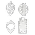 thumbnail image 3 of Cuadros Decorativos 4 Uds troquelado de Metal plantilla álbum de recortes papel tarjeta artesanal grabado DIY Likrtyny embutido en tela, 3 of 7