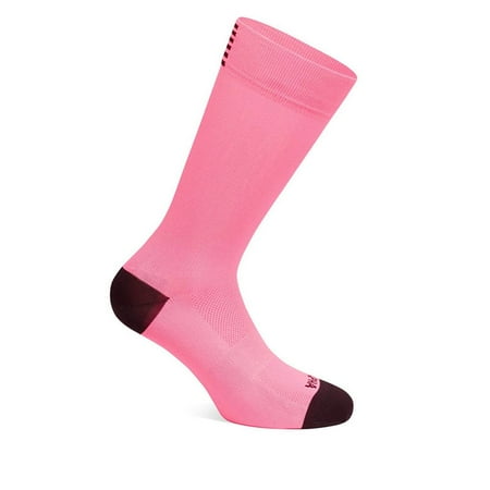 Cotton High Quality Thick Quick Dry Outdoor Sports Basketball Running Outdoor Racing Socks Middle Stockings Bike Socks Compression Socks Cycling Socks PINK 36-39 YARDS
