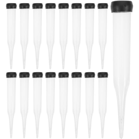 BRIGHTFUFU 50 piezas de plástico Flower Nutrition Tubo Tubo de agua Tubo de agua para flores frescas