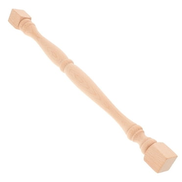 SASABAXI 1Set Khaki Wood Baluster Small Gourd Bridge Shape for Fences Garden Landscape Decorative