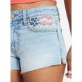 thumbnail image 4 of No Boundaries Americana Festival Denim Shorts, 2'' Inseam, Women's 00-18, 4 of 5