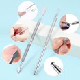 thumbnail image 5 of Cuticle Care Set with Cuticle Trimmer, Pusher, and Peeler: Professional Stainless Steel Nail Care Kit for Manicure and Pedicure, Durable Cuticle Nipper Cutter Clipper, Dead Skin Remover Tools (Black), 5 of 5