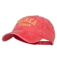 thumbnail image 2 of Korea Veteran Embroidered Washed Cap - Red OSFM, 2 of 5