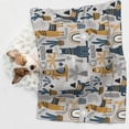 thumbnail image 6 of Pofeuu Llama and Cactus1 Print Puppy Blanket,Dog Blankets,Pet Blanket Cozy Cat Blankets for Indoor Cats, Fuzzy Pet Blanket for Kitten Doggy Dog Blankets-Small, 6 of 8